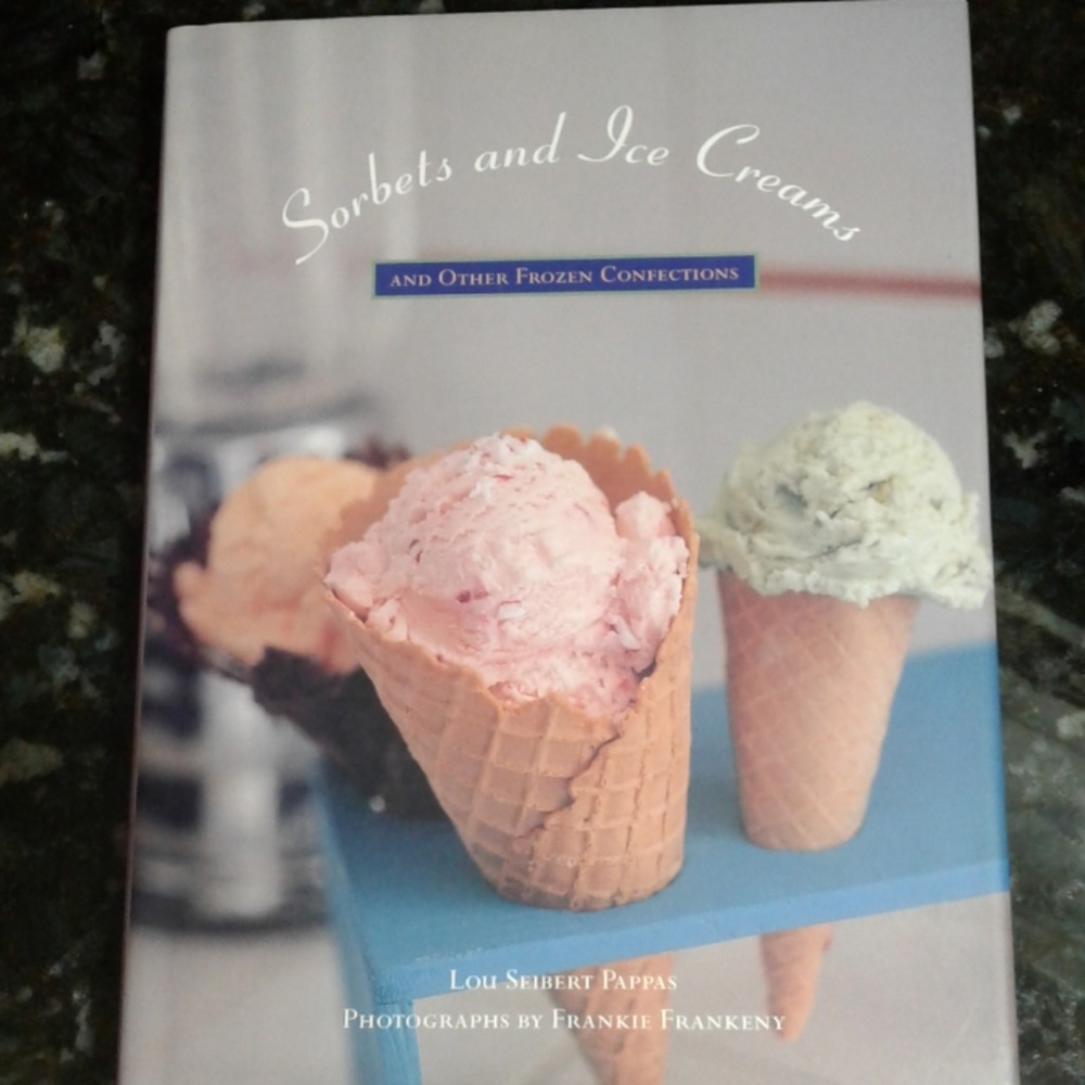 Cook Book sorbets and ice creams